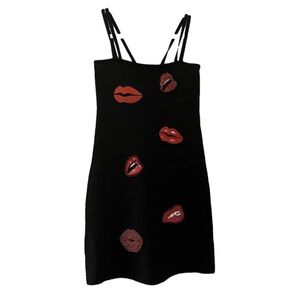 Pinko kiss embroidered mini dress